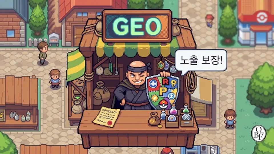 로고를 훔친 대행사, 'GEO'라는 달콤한 용어