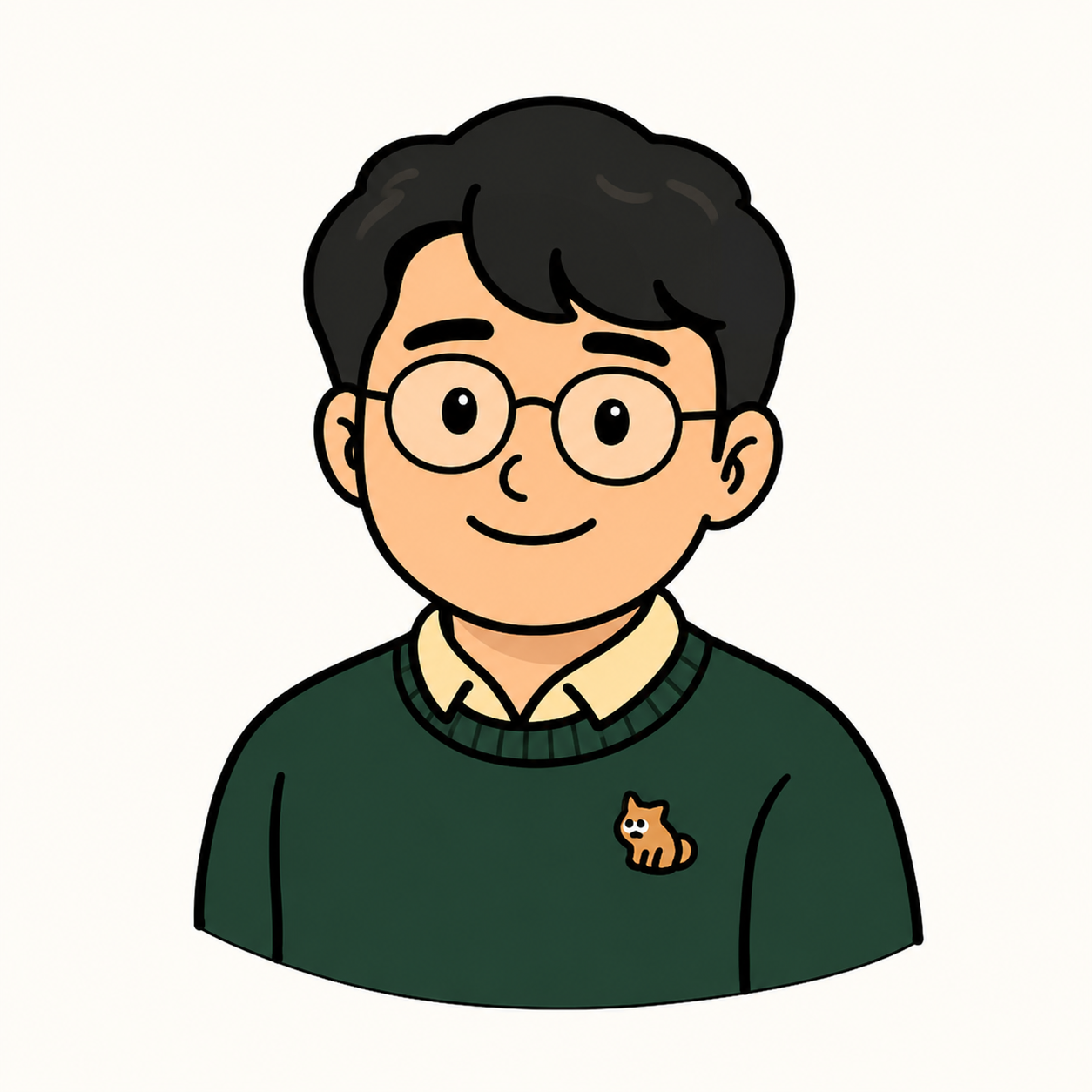 안광섭(오스왈드) 프로필 일러스트